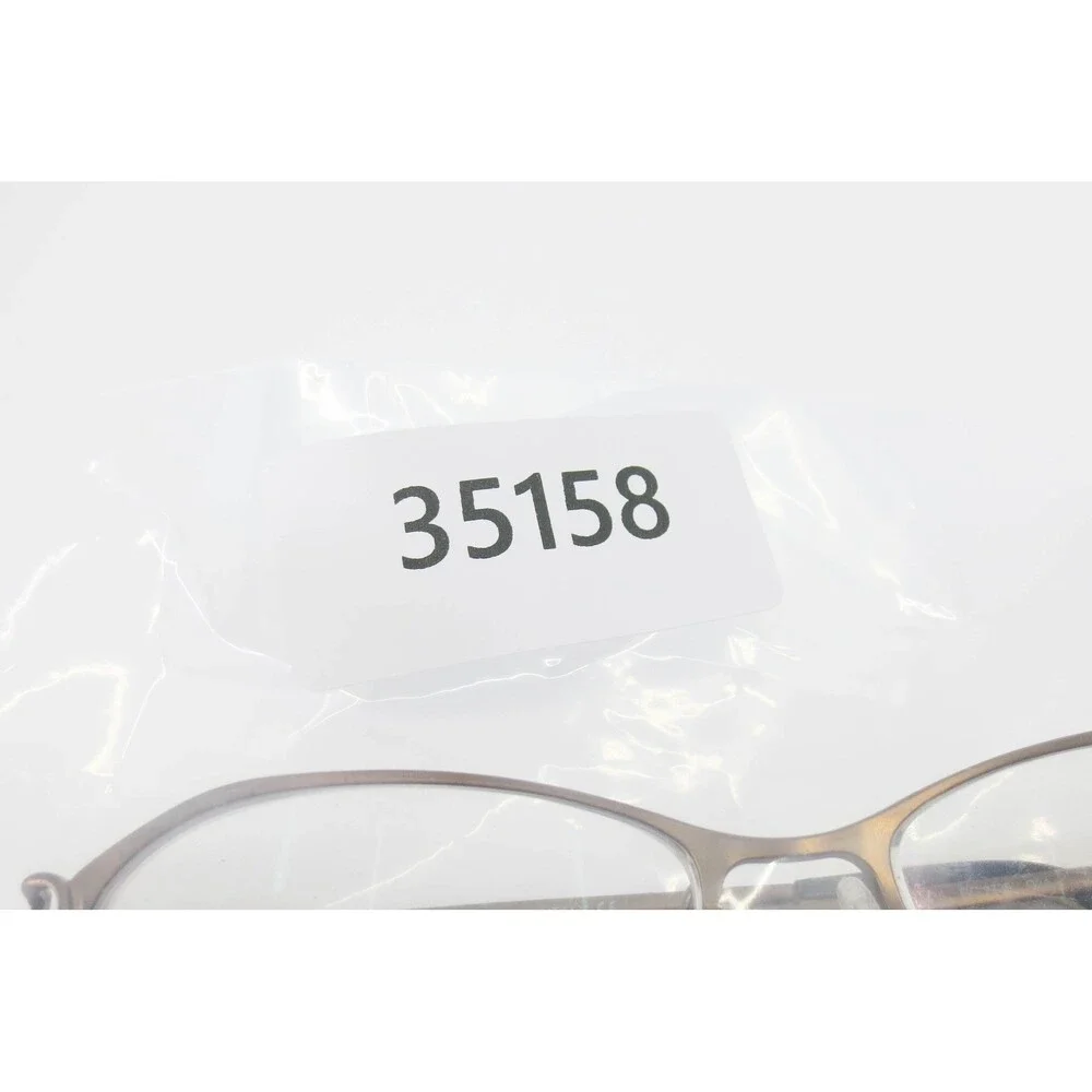 Gucci GG 2721 Bronze Metal Oval Eyeglass Frames Horsebit Detail Italy 51-17-135